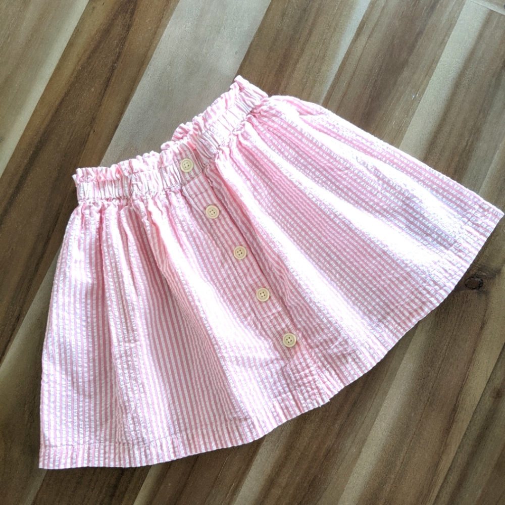 J.Crew seersucker skirt excellent condition girls 8